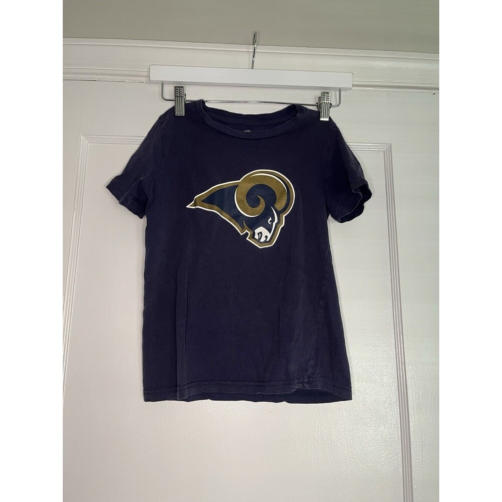 NFL Los Angeles Rams Blue Shirt Kids Small Official Licensed Football